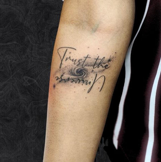 Custom Calligraphy Tattoo